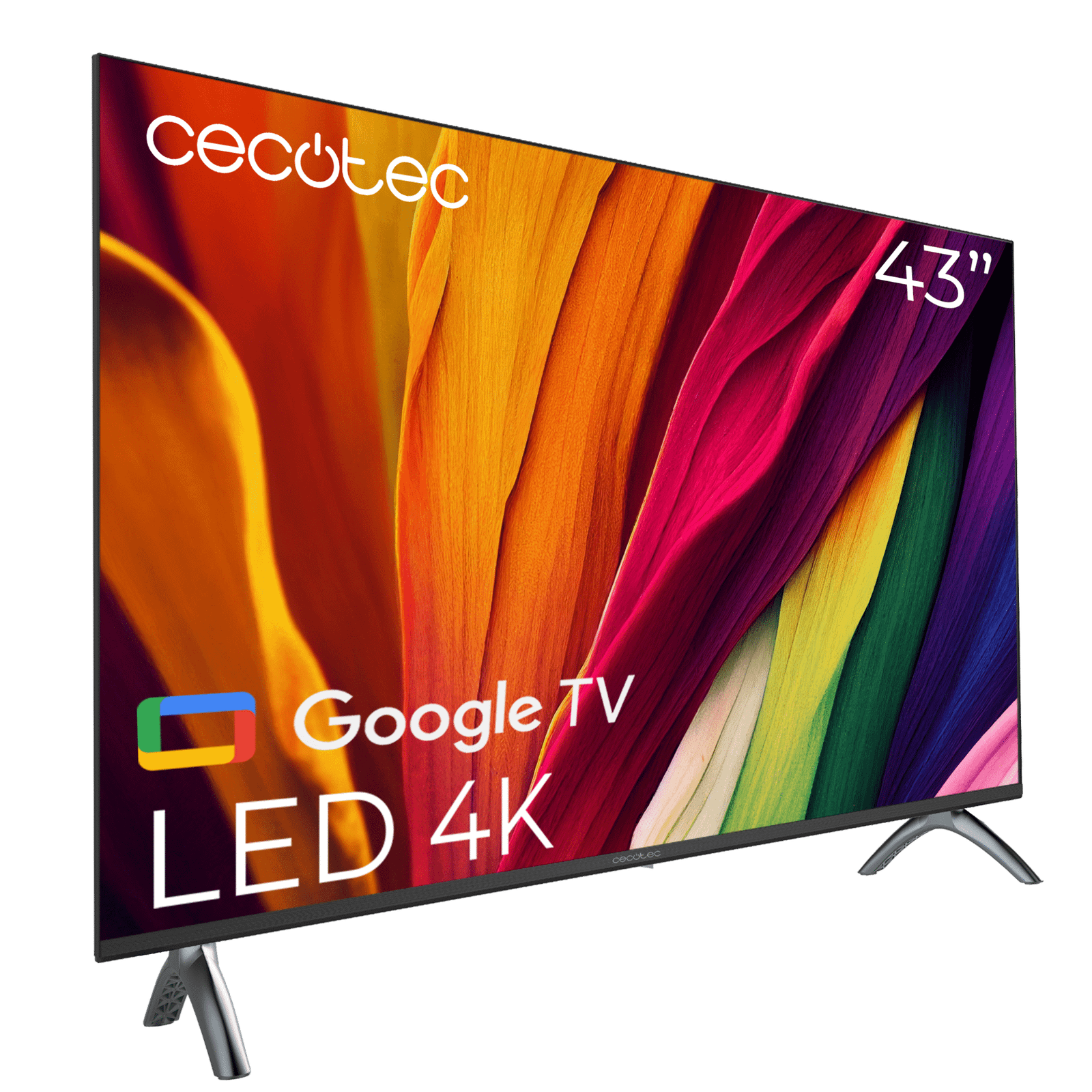 A4 series ALU40043 Televisión LED de 43" con resolución 4K UHD, sistema operativo Google TV, Dolby Audio, HDMI 2.1, USB 3.0, HDR10, 16 Gb ROM, Google Voice Assitant y Chromecast. - Imagen 3