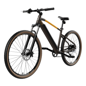 E-Xplore Pro Bicicleta eléctrica de montaña con cuadro de aluminio, ruedas de 27,5” y batería extraíble de 10,2 Ah, que ofrece una autonomía de hasta 55 km. Incorpora suspensión delantera Suntour de 100 mm, transmisión de 8 velocidades y frenos Tektro.