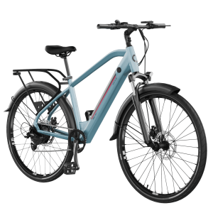 Bicicleta eléctrica Urban Pro Bicicleta eléctrica de ciudad 28" con 90Km de autonomía, suspension delantera, cambio Shimano de 7 velocidades y doble freno de disco hidráulicos.
