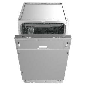 Bolero Aguazero 4101 Full-BI E Alpha Lavavajillas integrable de 45cm, Clase E, 11 cubiertos, 6 programas con Dual Zone Wash, Auto Wash, Delay Start y Electronic AquaStop.