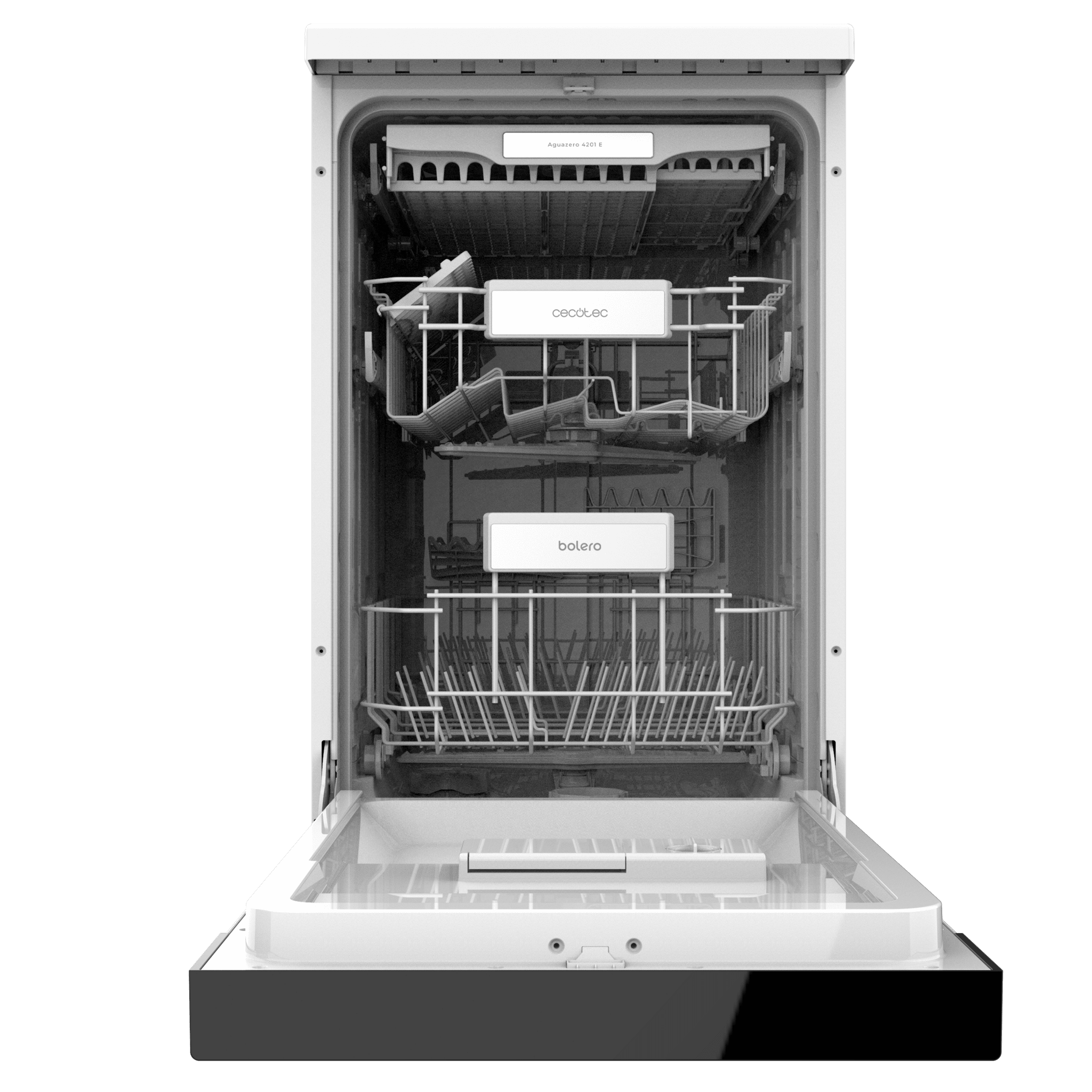 Bolero Aguazero 4201 E M Lavavajillas bolero de 45cm, 11 cubiertos, 6 programas con Dual Zone Wash y comienzo diferido. - Imagen 2