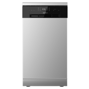 Bolero Aguazero 4201 Inox E Lavavajillas de 45cm, Clase E, 11 cubiertos, 6 programas con Dual Zone Wash, Delay Start y Electronic AquaStop.