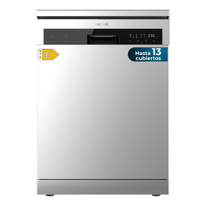 Bolero Aguazero 6100 Inox E Lavavajillas Bolero Inox de 60cm, Clase E, 13 cubiertos, 6 programas, con función Dry+, Media carga y Delay Start.