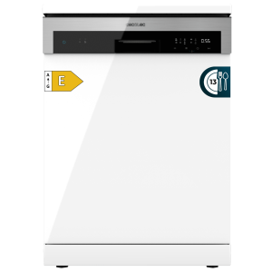 Bolero Aguazero 6110 Lavavajillas blanco de 60 cm, diseñado para 13 cubiertos, con 6 programas de lavado y funciones Media Carga, programa 3 en 1, KidLock y panel FullTouch