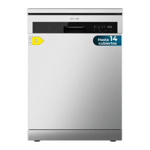 Bolero Aguazero 6200 Inox D Lavavajillas Inox de 60cm, Clase D, 14 cubiertos, 6 programas con Dual Zone Wash, Dry+, Turbo Dry+, Media carga y Delay Start.