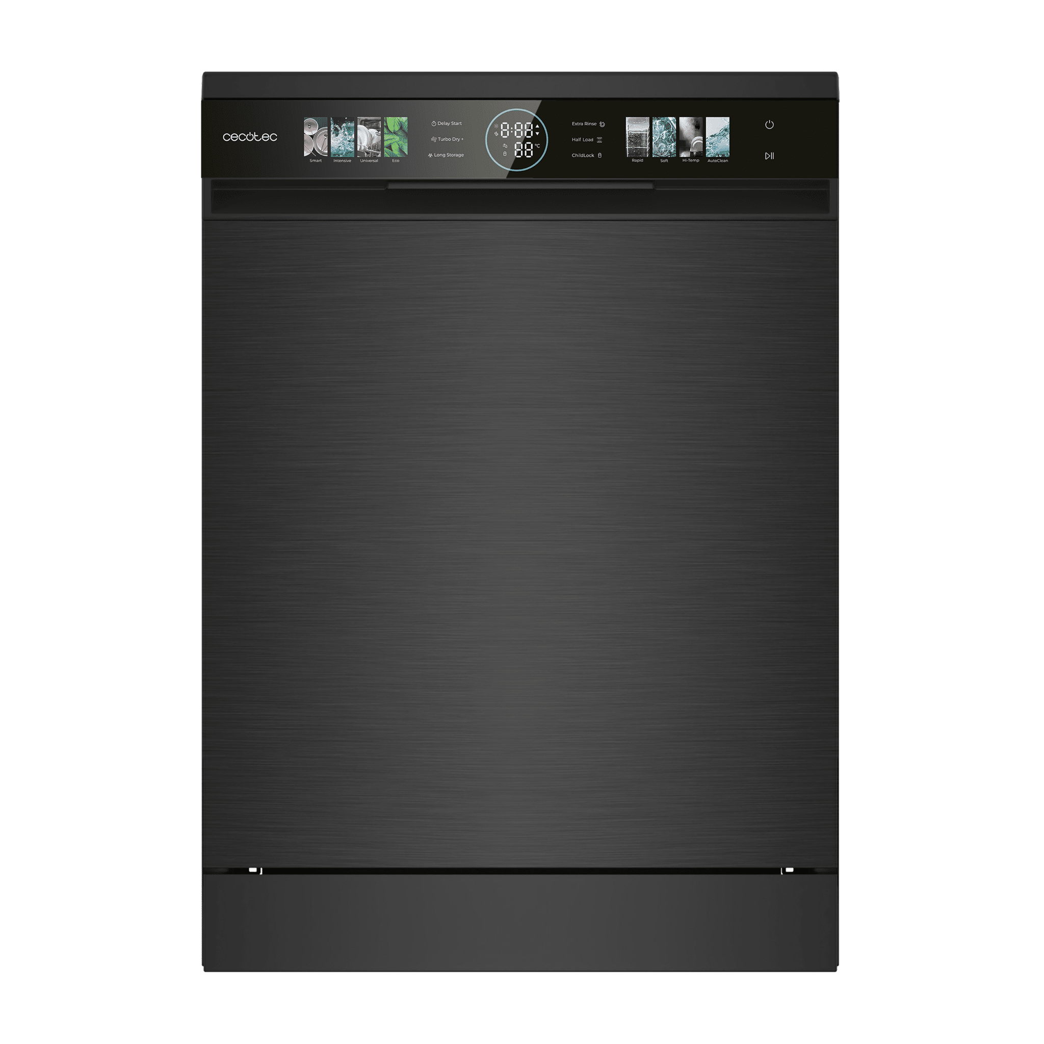 Bolero Aguazero 6320 Dark. Lavavajillas Bolero 60 cm dark inox con 15 servicios, Clase D, 8 Programas, pantalla FullColor XXL, Smart Wash, UV Light, Turbo Dry+, AutoClean, Half Load, Delay Start, ChildLock y tercera bandeja - Imagen 3