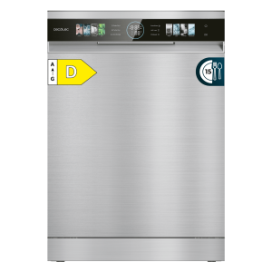 Bolero Aguazero 6320 Inox. Lavavajillas Bolero 60 cm inox con 15 servicios, Clase D, 8 Programas, pantalla FullColor XXL, Smart Wash, UV Light, Turbo Dry+, AutoClean, Half Load, Delay Start, ChildLock, bandeja superior ajustable y tercera bandeja