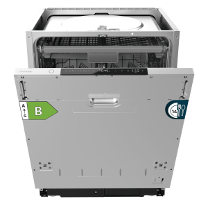 Bolero Aguazero 8001 Full BI B Lavavajillas integrable de 14 cubiertos, Clase B, Motor Inverter Plus, 8 programas, 3ª bandeja, O2 Dry, Dry+, Splash 360, AutoClean, Filtro Antibacteriano y Touch Control.