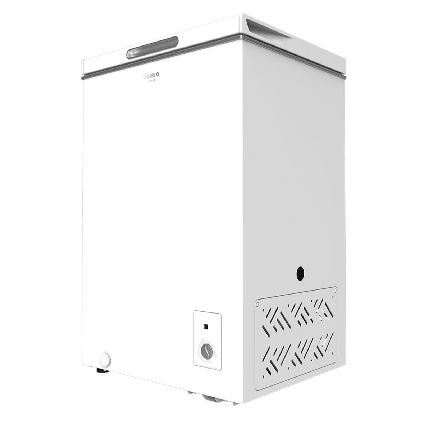 Bolero CoolMarket Chest 99 white E Congelador horizontal capacidad XL 99 litros, clase E, convertible a frigorífico.