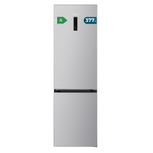 Bolero CoolMarket Combi 377 Inox A Cecotec. Frigorífico Combi con gran capacidad de 377L, con la mejor eficiencia energética del mercado clase A, tecnología CoolMatrix, 2 cajones especiales con control de humedad, FreshnessFlex Hub, Botellero Premium y congela tus alimentos en segundos con Fast Freezing.