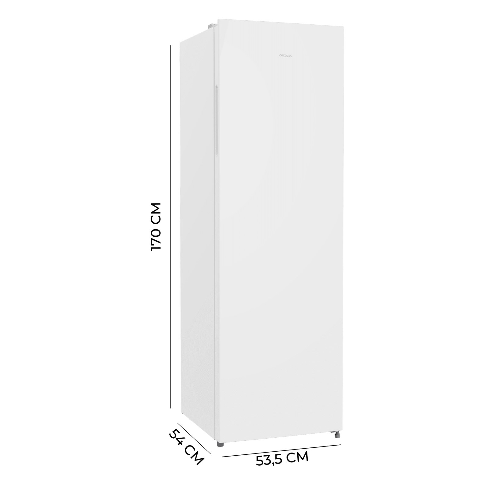 Bolero CoolMarket UF 206 Dual White E Congelador Vertical con Funcion Congelador/Frigorífico Dual Function 206L, No Frost, Cajones XL (24 cm), Puerta Reversible, Luz LED, Alarma y Sistema de Frío Uniforme - Imagen 3