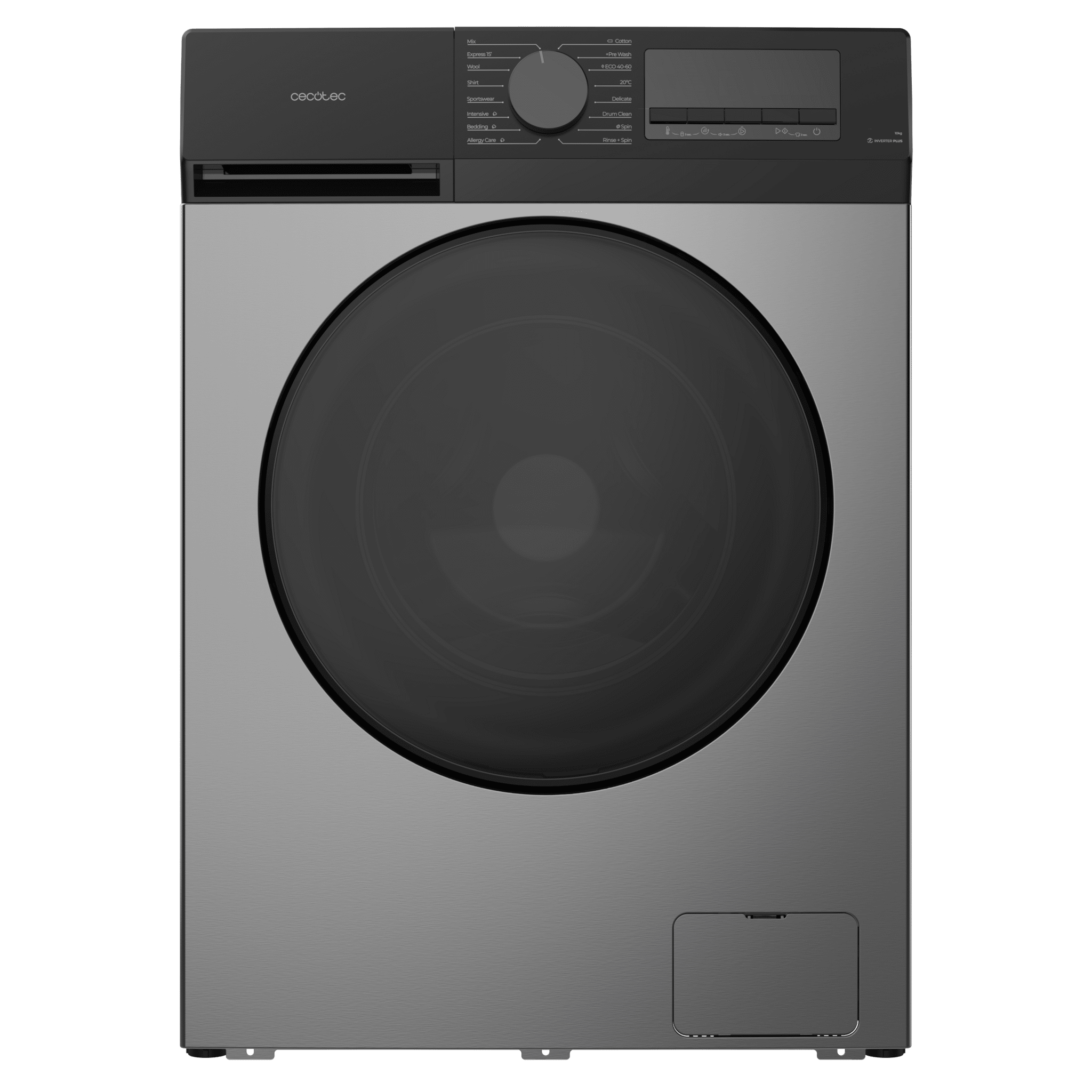 Bolero DressCode 10450 Inverter Lavadora blanca de 10 kg de capacidad y 1400 rpm, 16 programas, Clase A-10 %, motor Inverter Plus, elegante panel inox, SteamMax, Drum Clean, Allergy Care, Pearl Drum, Delay Start, Función Silence, Stop&Go y Kid Lock. - Imagen 3
