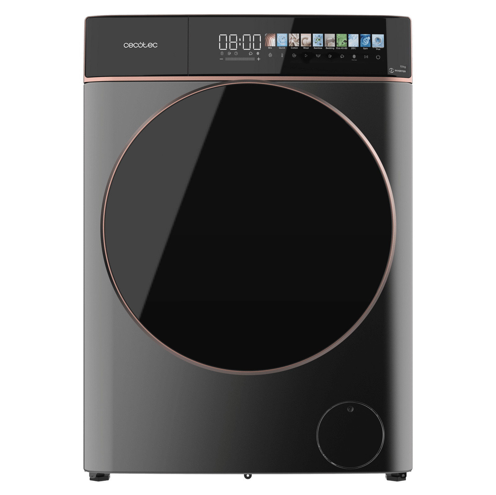 Bolero DressCode 7150 Inverter Steel A Lavadora steel de 7 kg de capacidad y 1400 rpm, 12 programas, Clase A, Motor Inverter Plus, Steam Max, Drum Clean, Delay Start y Child Lock. - Imagen 3