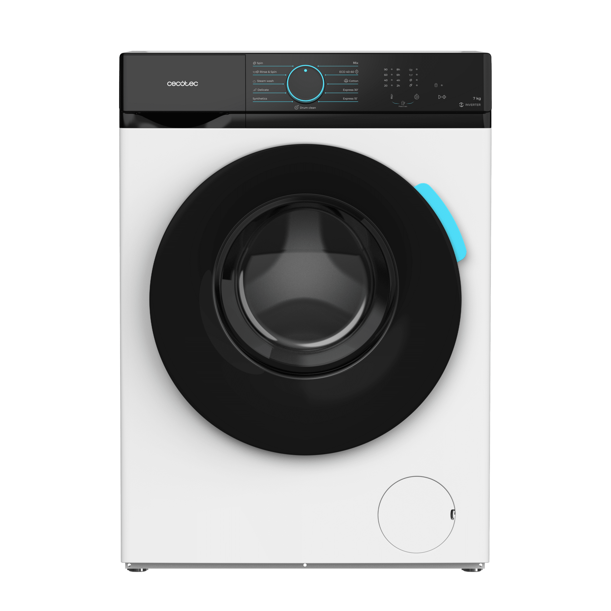 Bolero DressCode 7110 Inverter A Lavadora de 7 kg de capacidad y 1200 rpm, 11 programas, Clase A-10%, Motor Inverter Plus, Steam Max, Drum Clean, Programa rápido 15', Delay Start y KidLock. - Imagen 3