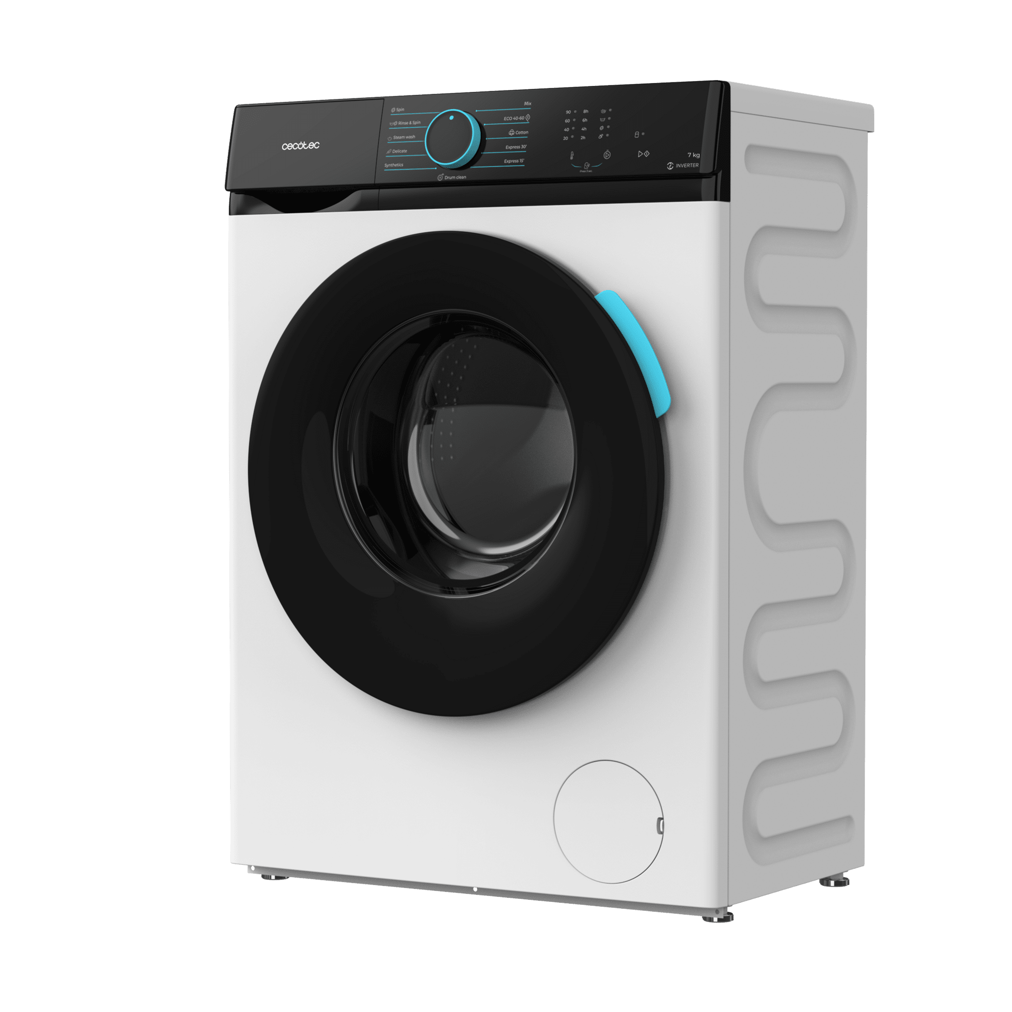 Bolero DressCode 7110 Inverter A Lavadora de 7 kg de capacidad y 1200 rpm, 11 programas, Clase A-10%, Motor Inverter Plus, Steam Max, Drum Clean, Programa rápido 15', Delay Start y KidLock. - Imagen 2