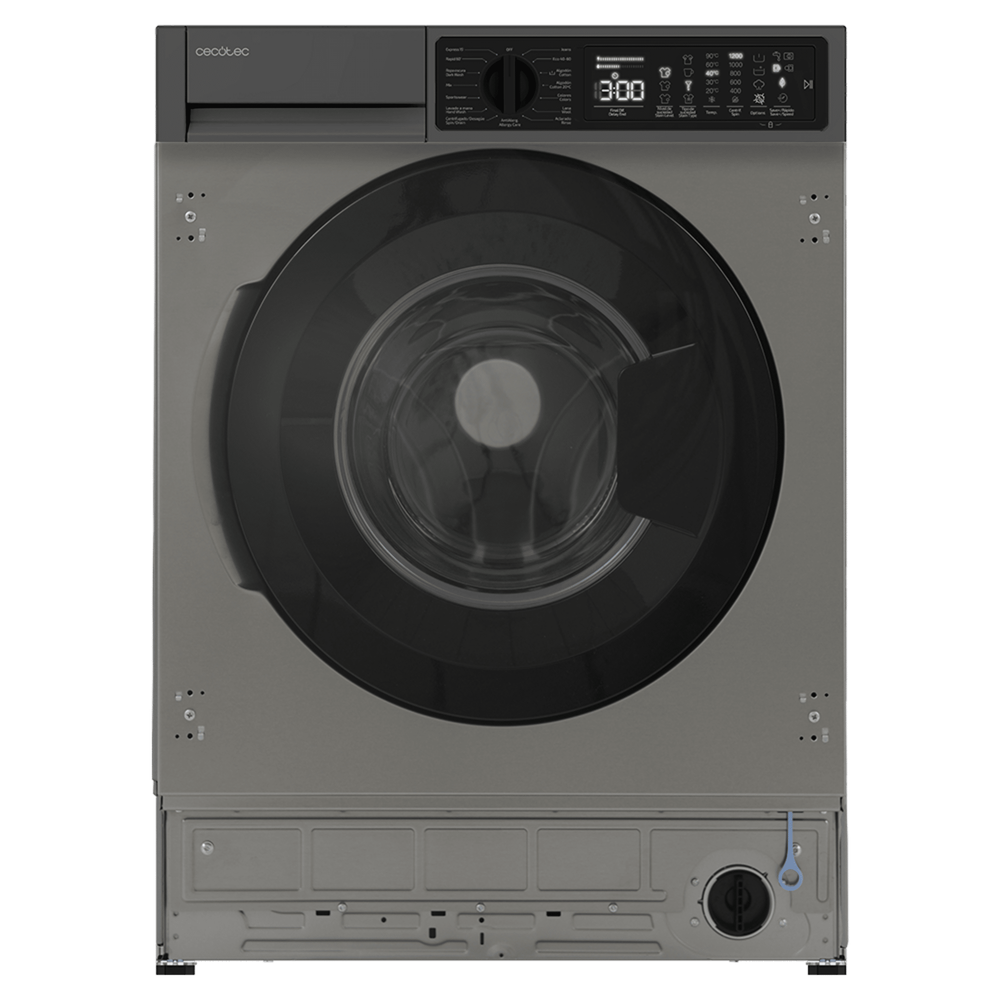 Bolero DressCode 750 BI Inverter Steel A Lavadora integrable inox de 7 kg de capacidad y 1200 rpm, 15 programas, clase A, Motor Inverter Plus, SteamMax, Stain Match Pro, Allergy Care, Delay Start, aclarado extra, KidLock e indicador de eficiencia - Imagen 3