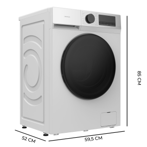 Bolero DressCode 940 BI Inverter A Lavadora integrable de 9kg de capacidad y 1350 rpm, 16 programas, clase A, Motor Inverter Plus, SteamMax.