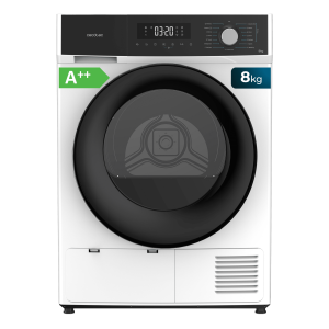 Bolero Dresscode Dry 8300 Steel Secadora Bomba de calor steel de 8 kg, Clase A++, 15 programas, con secado automático, Planchado Fácil, Stop&Go, función Silence, Delay Start y KidLock