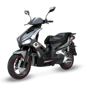 Cecotec Shark RS (Antracita/Rojo) Con una potencia máxima de 5760W y hasta 110km de autonomía.Disponible en dos colores, combina rendimiento y dinamismo.L3eB (Equivalente a 125cc)