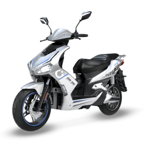 Cecotec Shark RS (Plata/Azul) Con una potencia máxima de 5760W y hasta 110km de autonomía.Disponible en dos colores, combina rendimiento y dinamismo.L3eB (Equivalente a 125cc)
