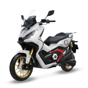 Cecotec Vulcano (Blanco niebla/Rojo) Con una potencia máxima de 17000W y hasta 151Km de autonomía.Disponible en dos colores, combina: Estilo, potencia y tecnología.L3eB (Equivalente a 125cc)