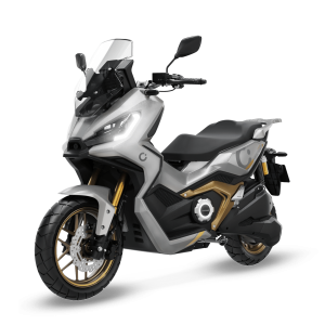 Cecotec Vulcano (Titanio/Dorado) Con una potencia máxima de 17000W y hasta 151Km de autonomía. Disponible en dos colores, combina: Estilo, potencia y tecnología.L3eB (Equivalente a 125cc)
