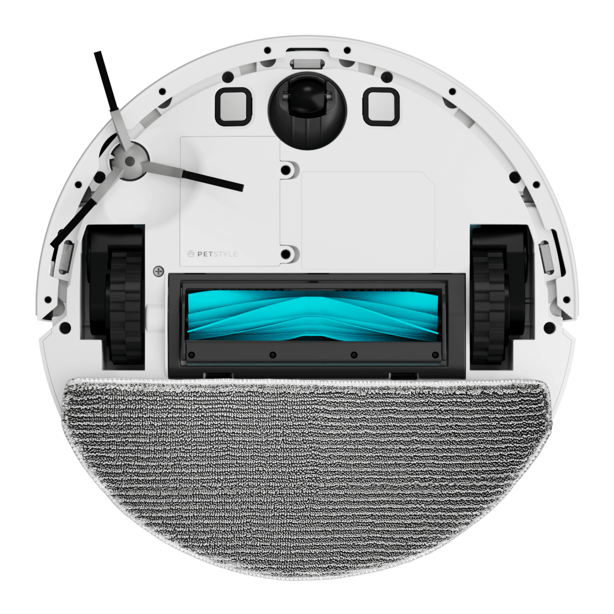 Conga M80 Pearl Robot aspirador con Navegación láser. 25000 Pa de succión del motor. Autonomía de hasta 240 minutos en modo. Cepillo silicona, ideal para casas con mascotas. Compatible con Bluetooth y WiFi para redes 2,4 GHz. - Imagen 2
