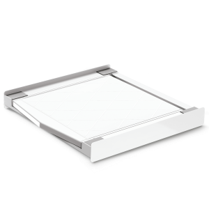 Kit de Superposición Universal con Bandeja Bolero para poder unificar Lavadora y Secadora en un único bloque, optimizando espacio. Bandeja extraíble, Fácil instalación