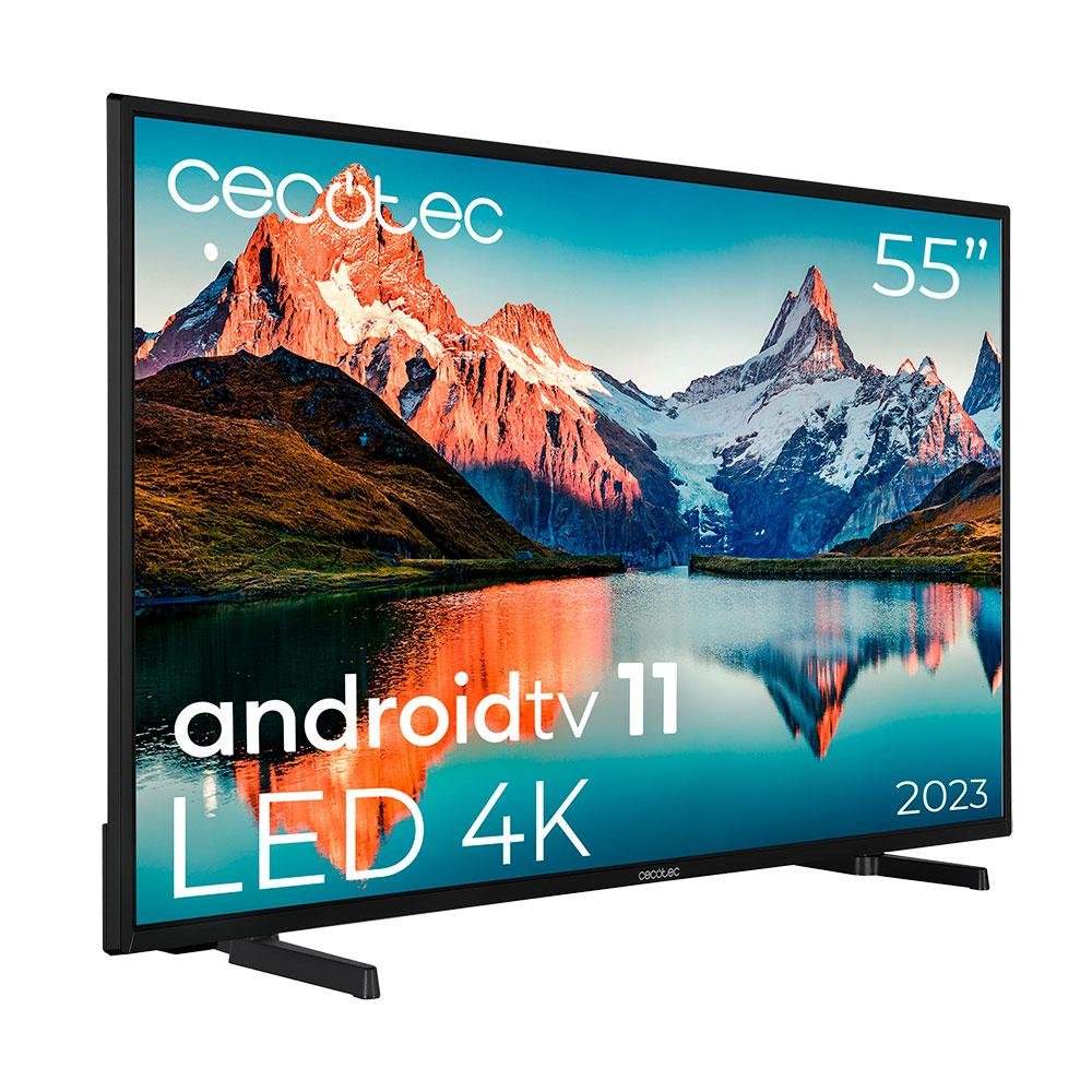 Televisión TV Cecotec A Series ALU00055S LED 55” con resolución UHD y sistema operativo Android TV - Imagen 2